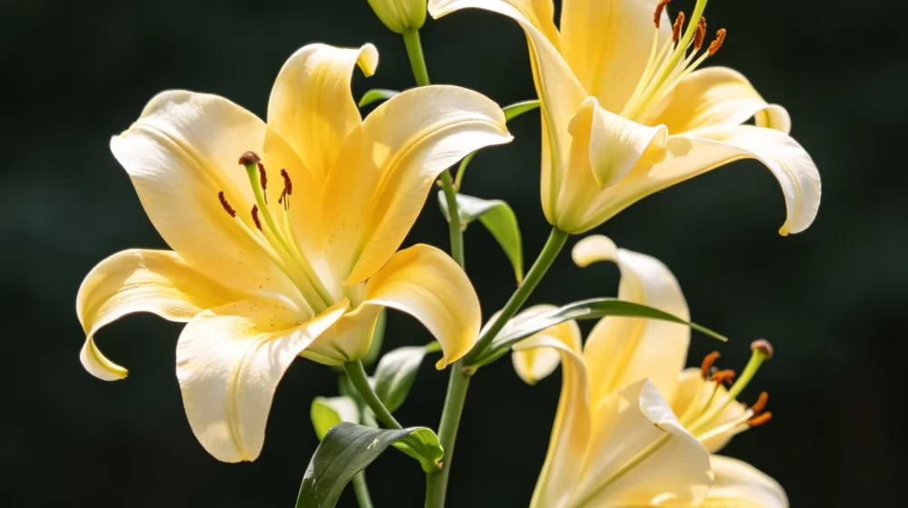 百合花开完花，别急着扔，这样养明年还能再开